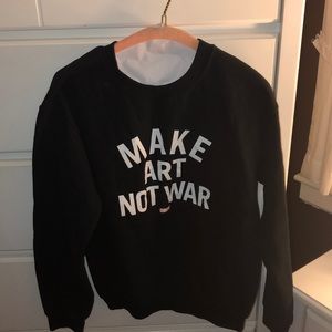 EUC Make Art Not War OBEY Sweatshirt